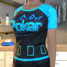 Poker Graphic T-Shirt - Female